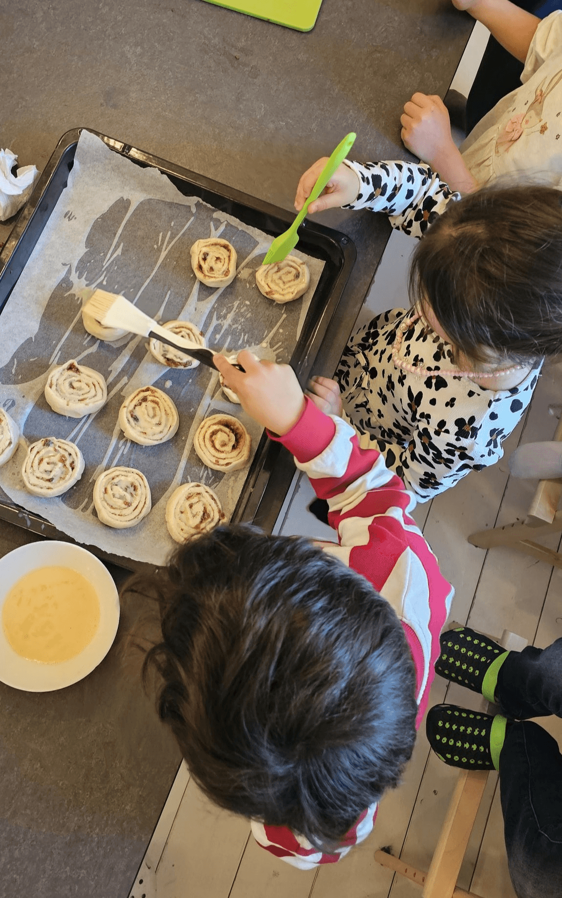 Kanelbullar på förskolan